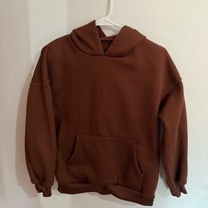 shein love never fails brown sweatshirt